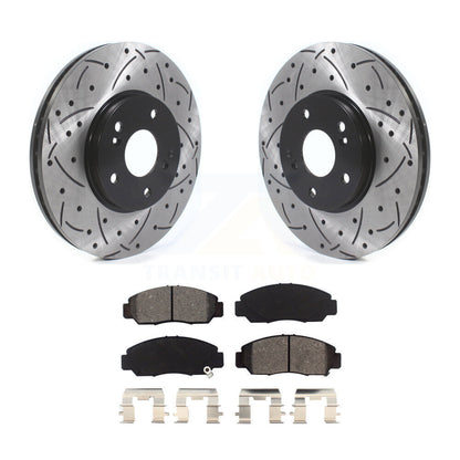 Coated Disc Rotors and Semi-Metallic Brake Pads Kit-KDS-100894 - Kit.bestparts.ca
