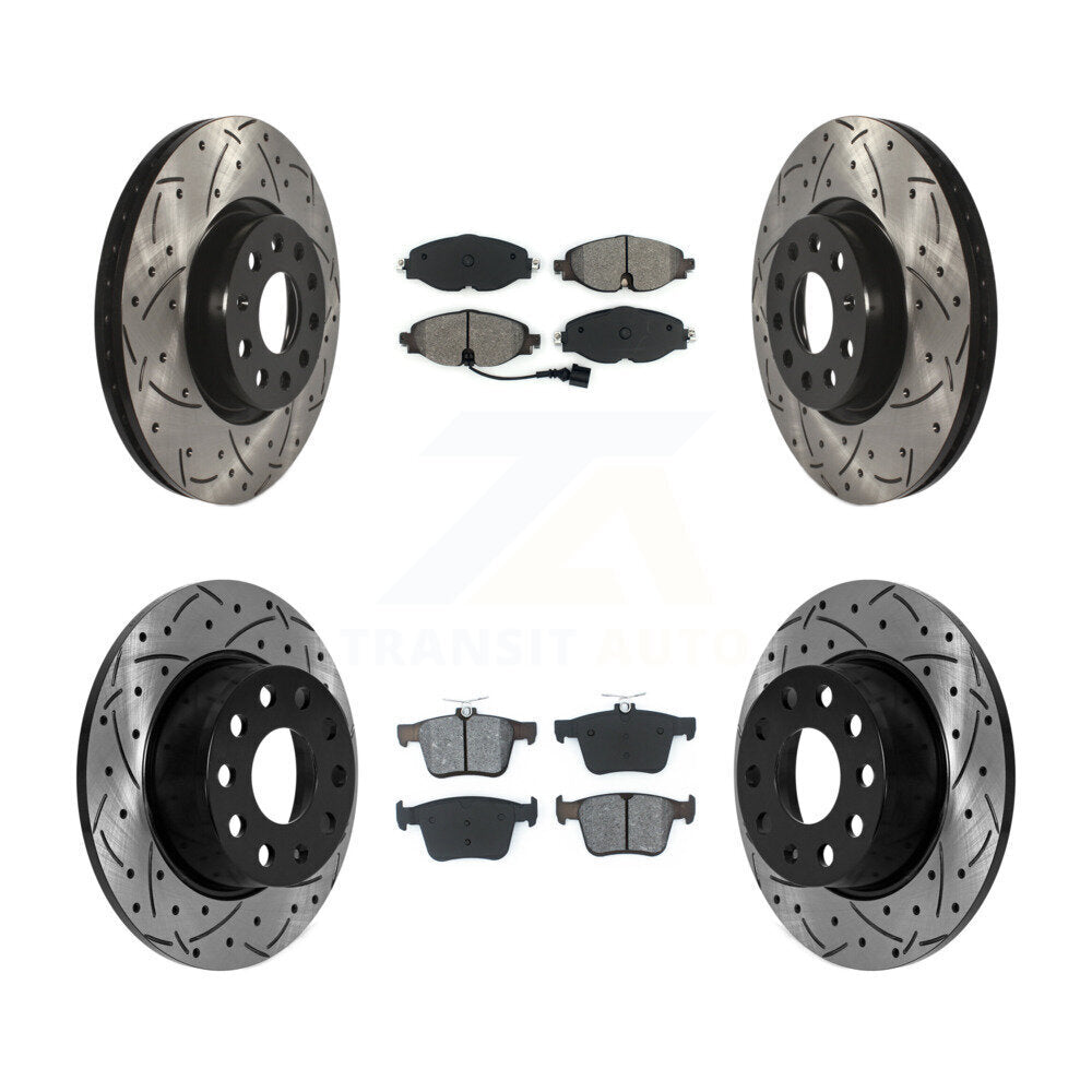 Coated Disc Rotors and Semi-Metallic Brake Pads Kit-KDS-100909 - Kit.bestparts.ca Kit.bestparts.ca