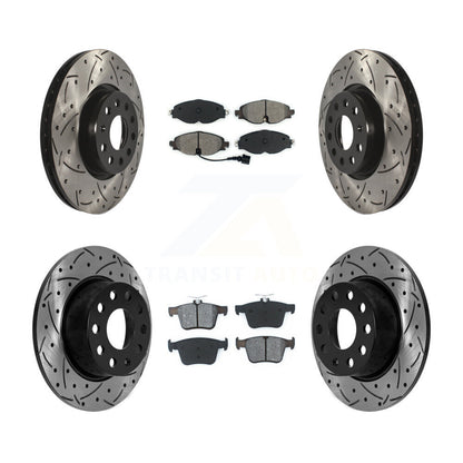 Coated Disc Rotors and Semi-Metallic Brake Pads Kit-KDS-100909 - Kit.bestparts.ca