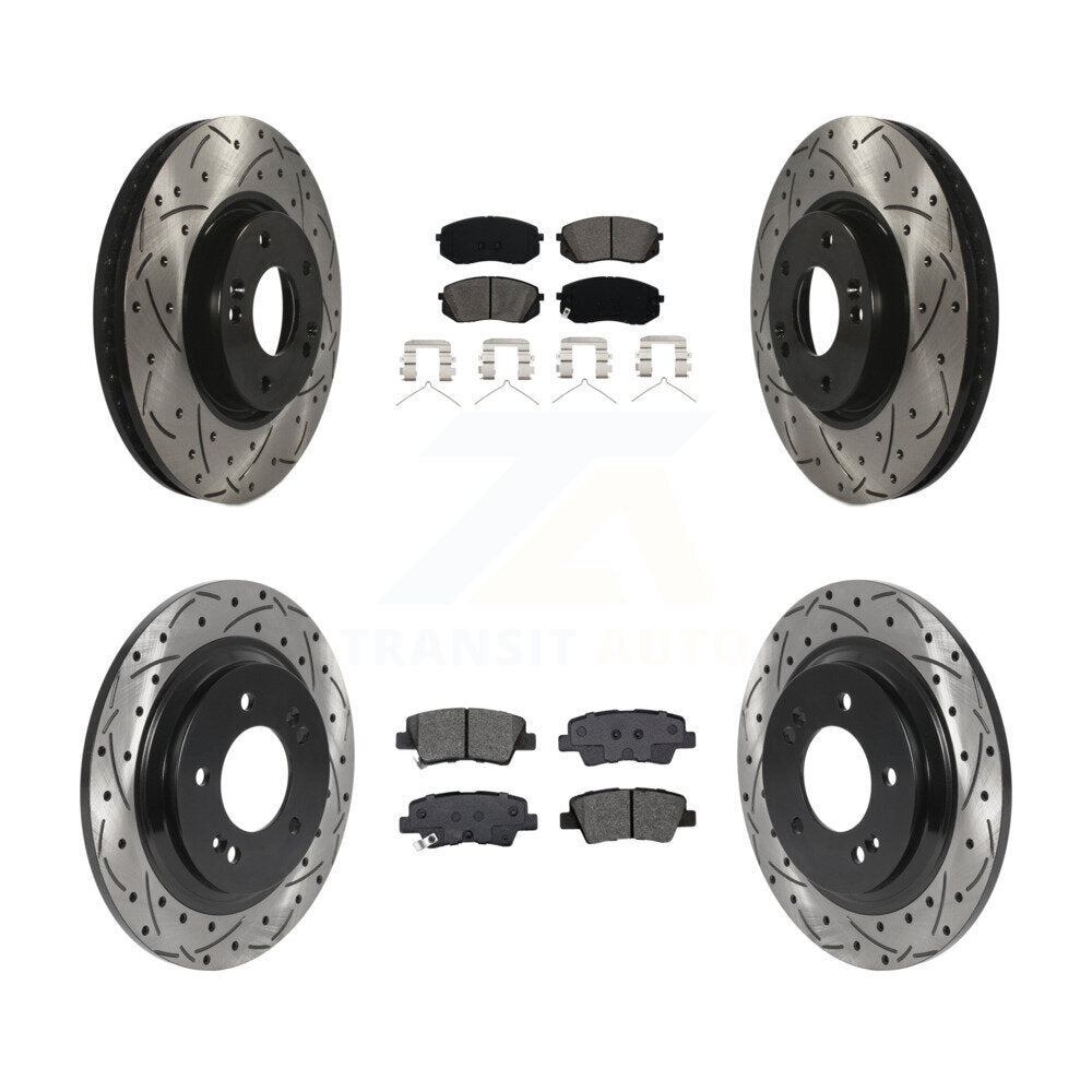 Disc Rotors and Semi-Metallic Brake Pads Kit-KDS-100924 - Kit.bestparts.ca