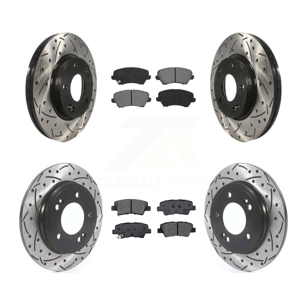 disc rotors and semi metallic brake pads-kds-100927 - Kit.bestparts.ca