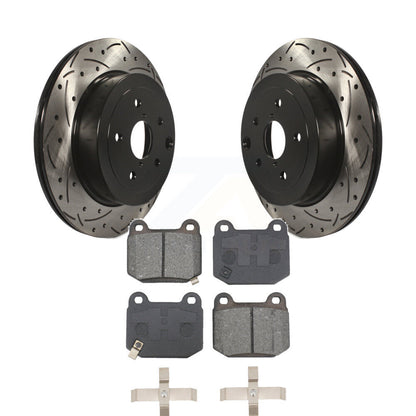 Coated Disc Rotors and Semi-Metallic Brake Pads Kit-KDS-100945 - Kit.bestparts.ca