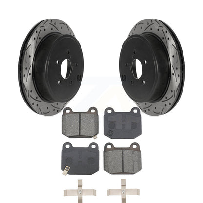 Coated Disc Rotors and Semi-Metallic Brake Pads Kit-KDS-100946 - Kit.bestparts.ca