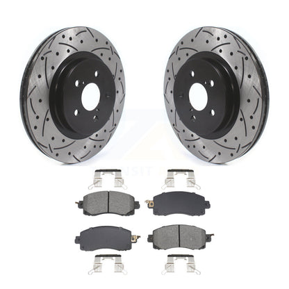 Coated Disc Rotors and Semi-Metallic Brake Pads Kit-KDS-101021 - Kit.bestparts.ca