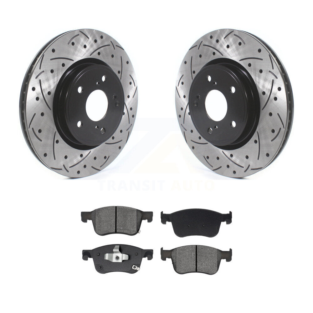 Coated Disc Rotors and Semi-Metallic Brake Pads Kit-KDS-101023 - Kit.bestparts.ca Kit.bestparts.ca