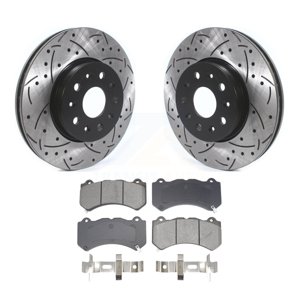 Coated Disc Rotors and Semi-Metallic Brake Pads Kit-KDS-101028 - Kit.bestparts.ca