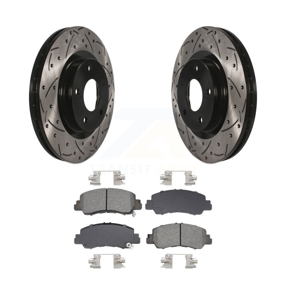Coated Disc Rotors and Semi-Metallic Brake Pads Kit-KDS-101048 - Kit.bestparts.ca Kit.bestparts.ca