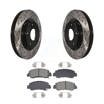 Coated Disc Rotors and Semi-Metallic Brake Pads Kit-KDS-101048 - Kit.bestparts.ca