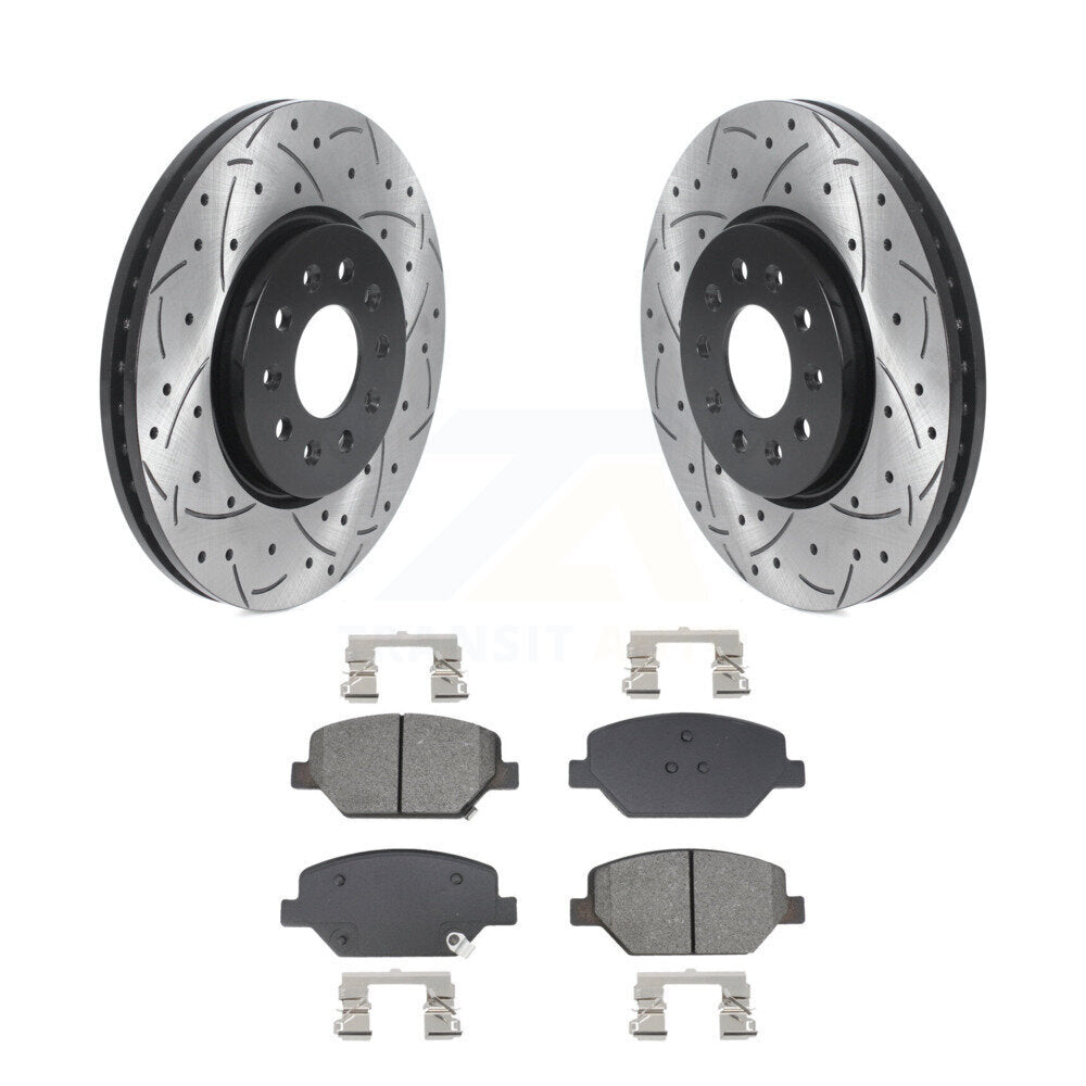 Coated Disc Rotors and Semi-Metallic Brake Pads Kit-KDS-101049 - Kit.bestparts.ca