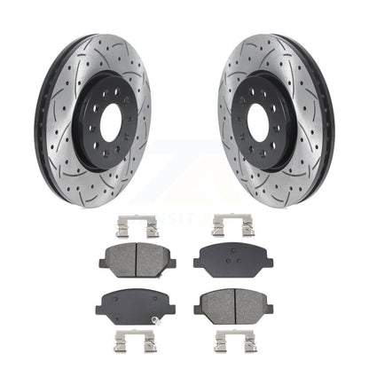 Coated Disc Rotors and Semi-Metallic Brake Pads Kit-KDS-101049 - Kit.bestparts.ca