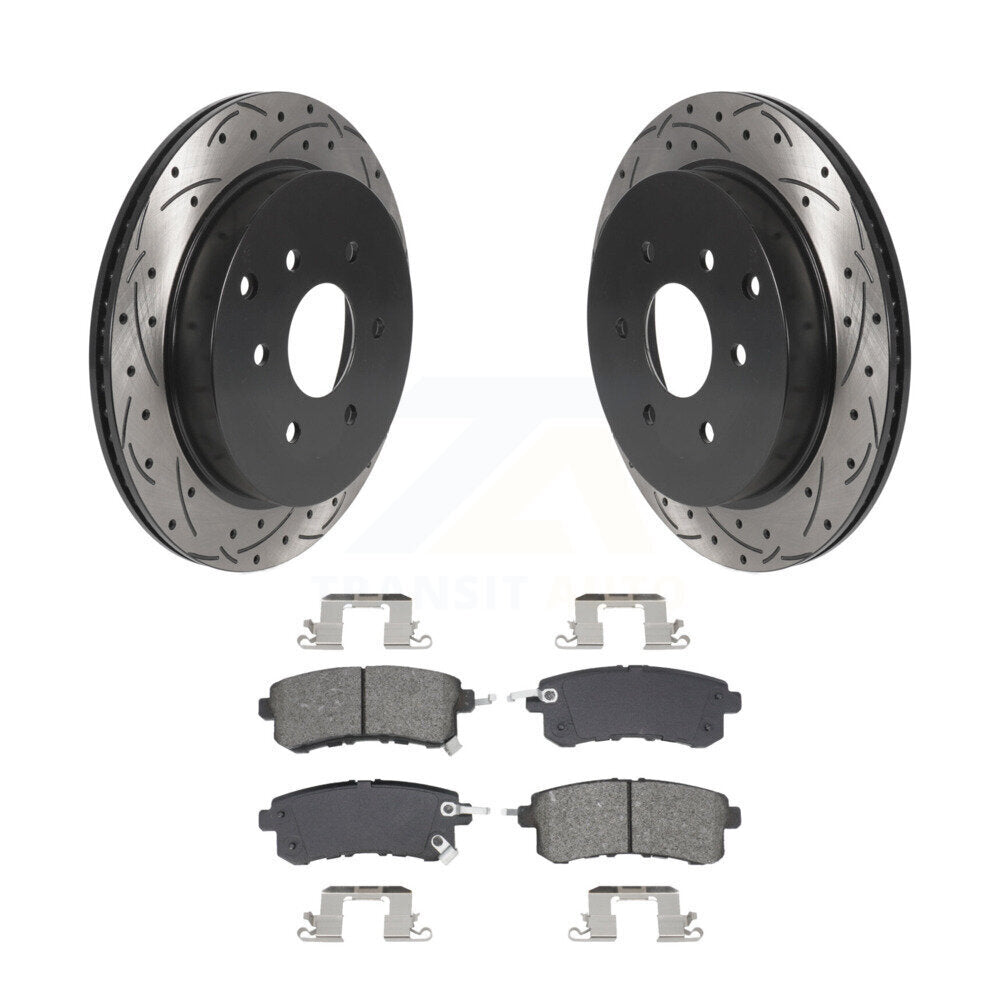 Coated Disc Rotors and Semi-Metallic Brake Pads Kit-KDS-101069 - Kit.bestparts.ca