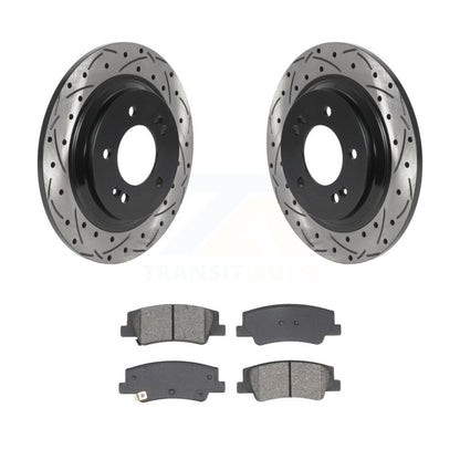 Coated Disc Rotors and Semi-Metallic Brake Pads Kit-KDS-101078 - Kit.bestparts.ca