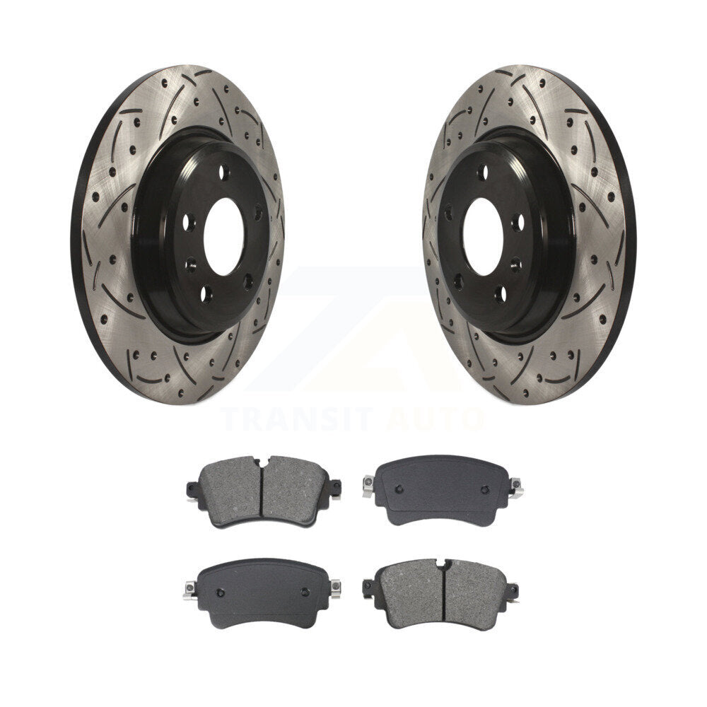 Coated Disc Rotors and Semi-Metallic Brake Pads Kit-KDS-101080 - Kit.bestparts.ca