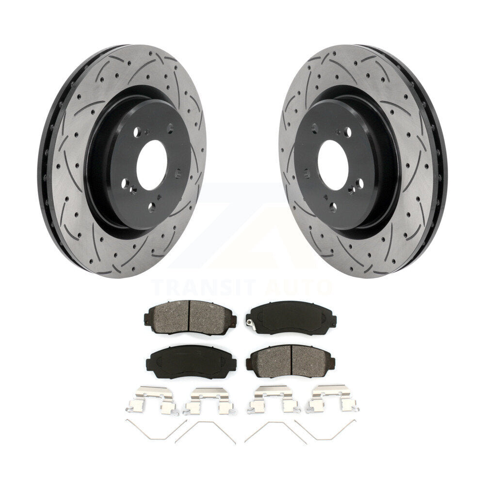 Disc Rotors and Semi-Metallic Brake Pads Kit-KDS-101105 - Kit.bestparts.ca