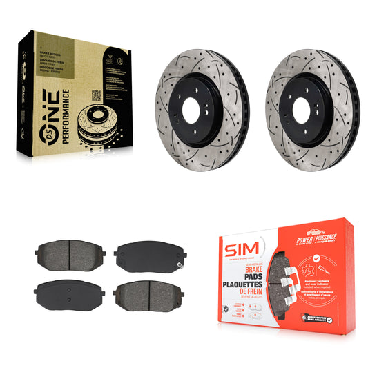 Disc Rotors and Semi-Metallic Brake Pads Kit-KDS-101116