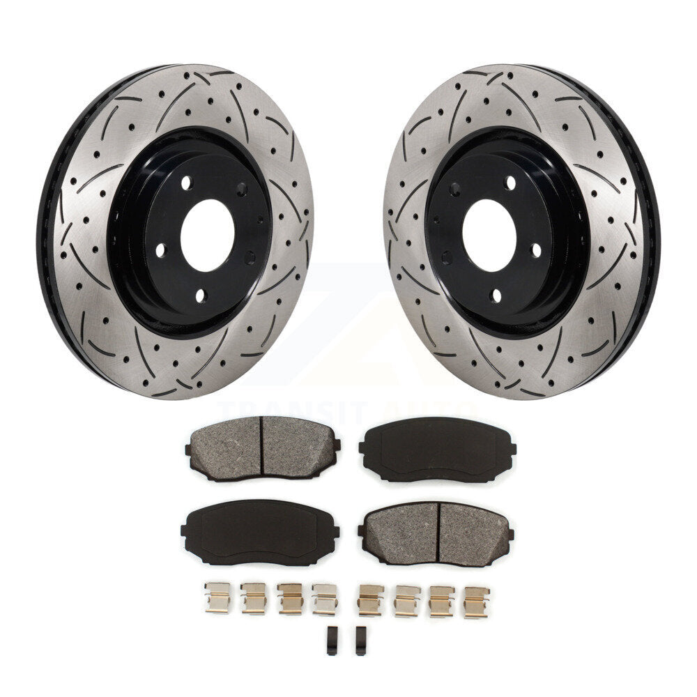 Disc Rotors and Semi-Metallic Brake Pads Kit-KDS-101123 - Kit.bestparts.ca