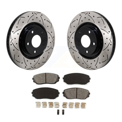 Disc Rotors and Semi-Metallic Brake Pads Kit-KDS-101123 - Kit.bestparts.ca