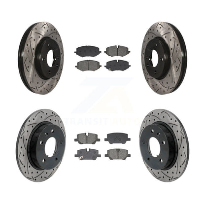 Coated Disc Rotors and Semi-Metallic Brake Pads Kit-KDS-101136