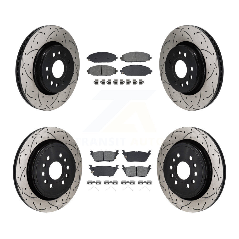 Disc Rotors and Semi-Metallic Brake Pads Kit-KDS-101137 - Kit.bestparts.ca