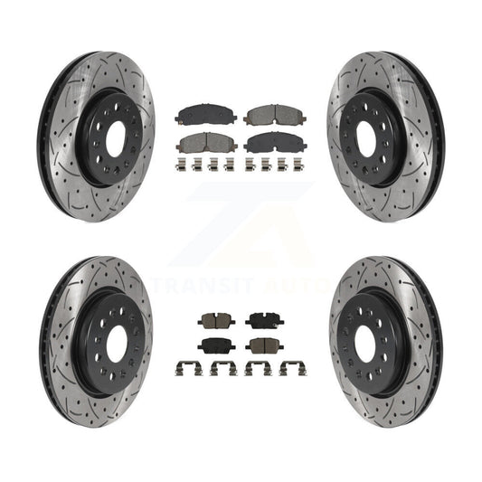 Disc Rotors and Semi-Metallic Brake Pads Kit-KDS-101139