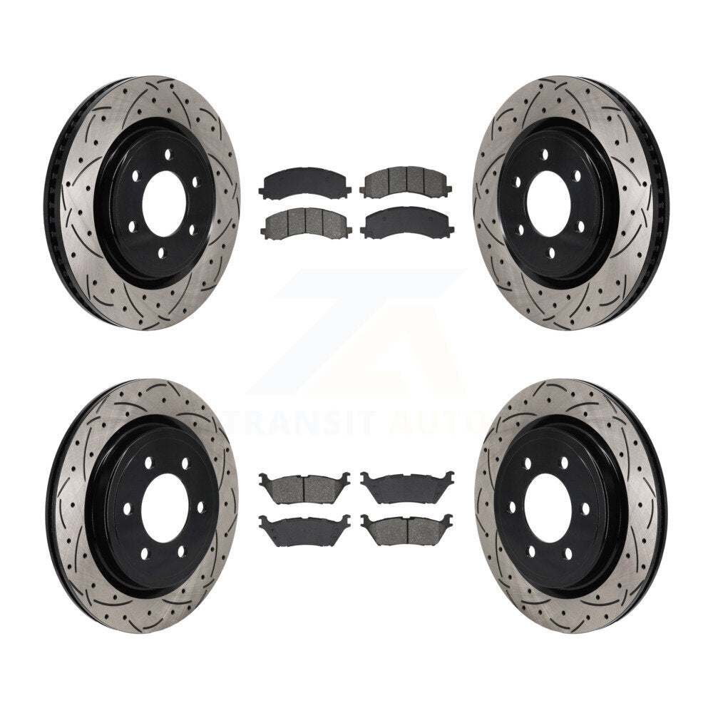 Disc Rotors and Semi-Metallic Brake Pads Kit-KDS-101140