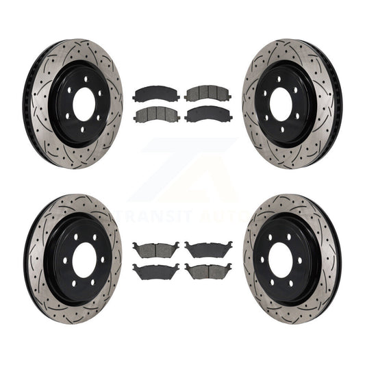 Disc Rotors and Semi-Metallic Brake Pads Kit-KDS-101140
