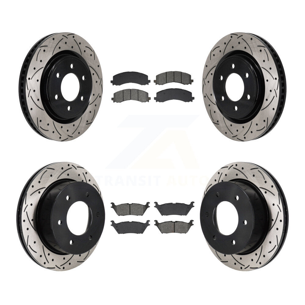 Disc Rotors and Semi-Metallic Brake Pads Kit-KDS-101141