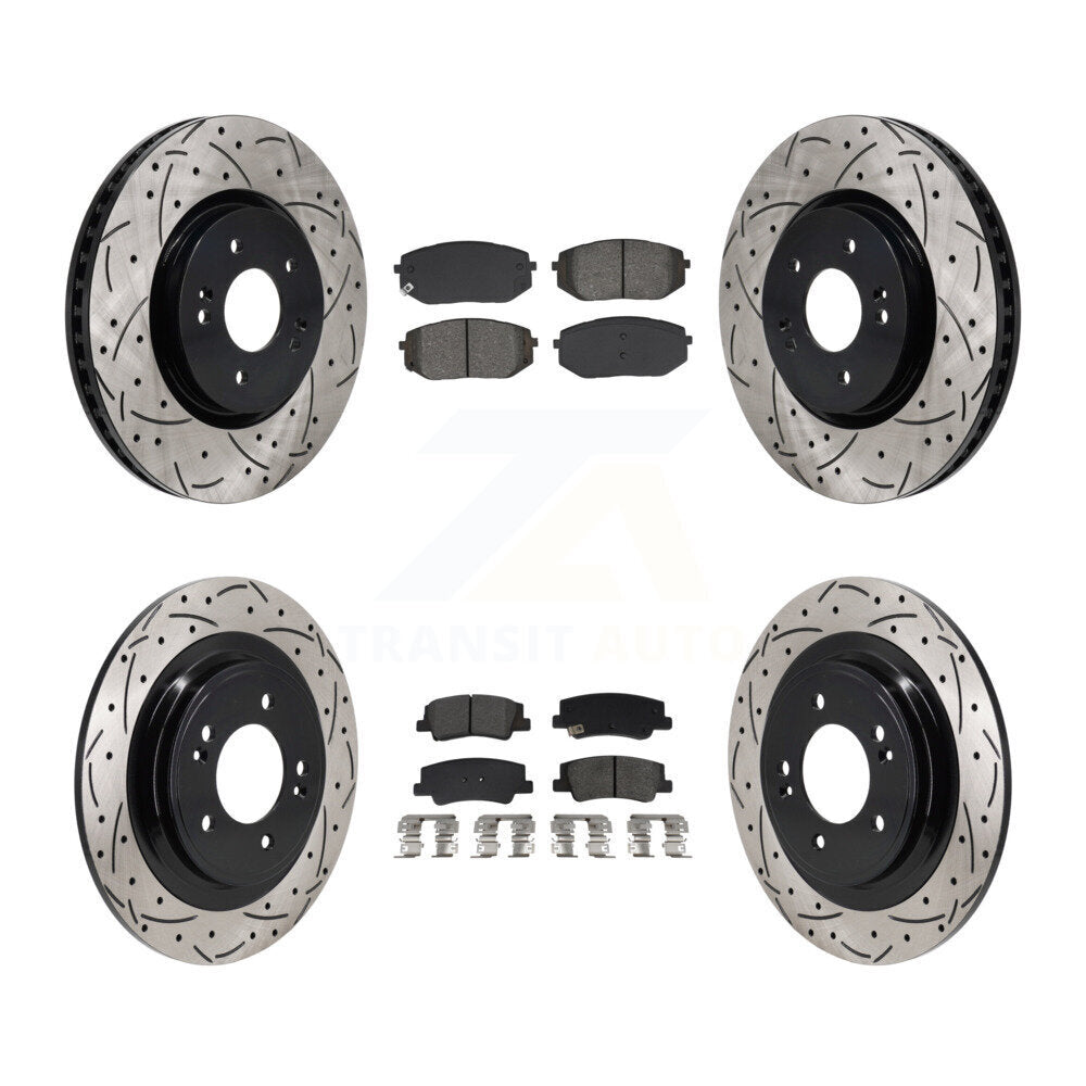 Disc Rotors and Semi-Metallic Brake Pads Kit-KDS-101142 Kit.bestparts.ca