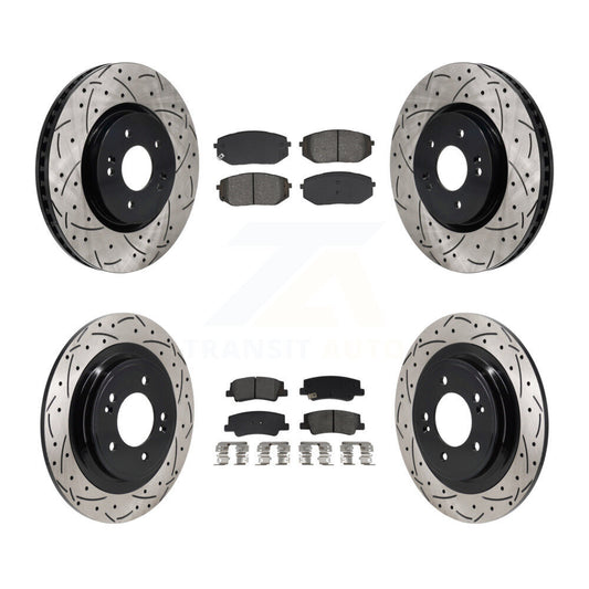 Disc Rotors and Semi-Metallic Brake Pads Kit-KDS-101142