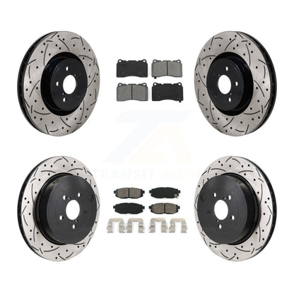 Disc Rotors and Semi-Metallic Brake Pads Kit-KDS-101146 - Kit.bestparts.ca