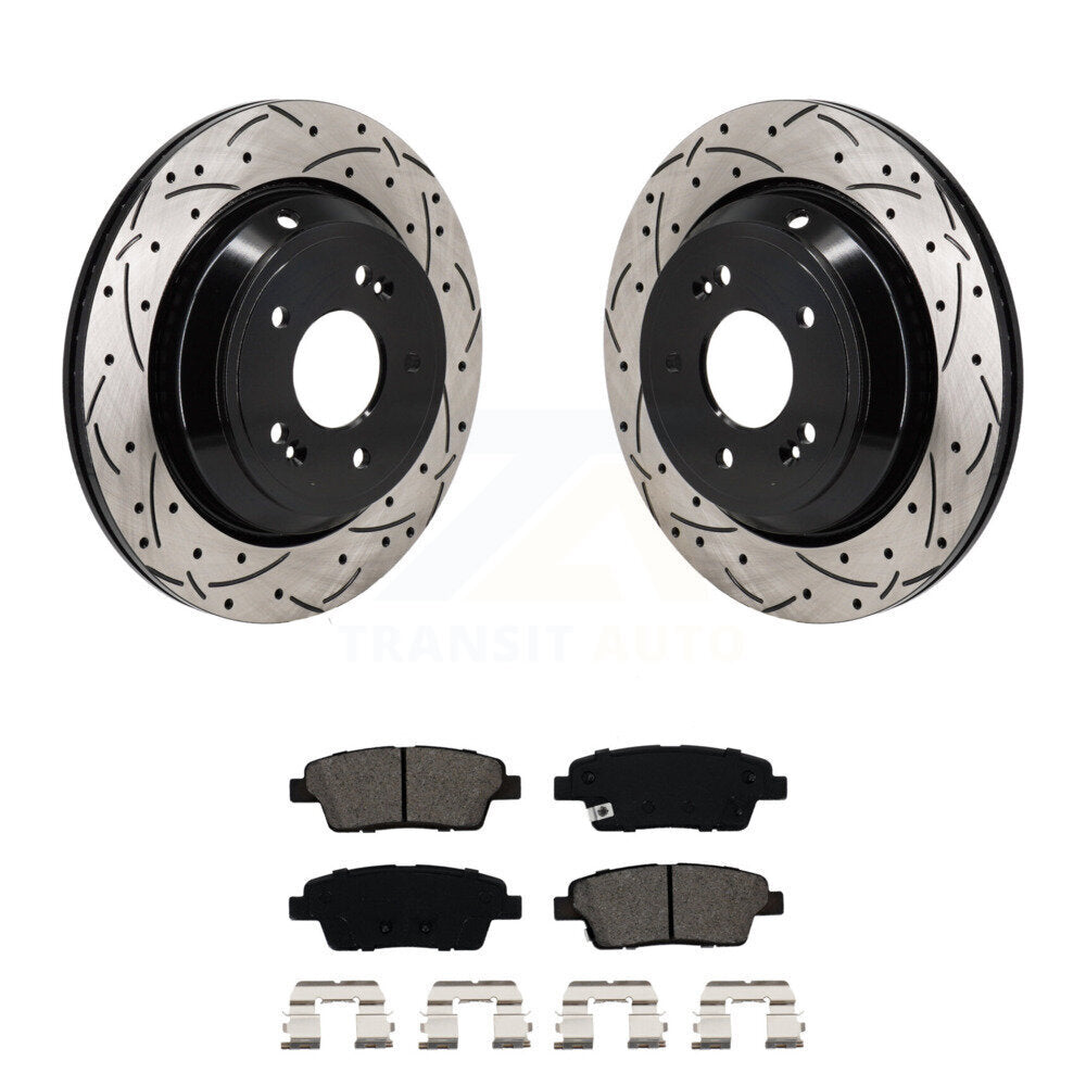 Disc Rotors and Semi-Metallic Brake Pads Kit-KDS-101164 - Kit.bestparts.ca