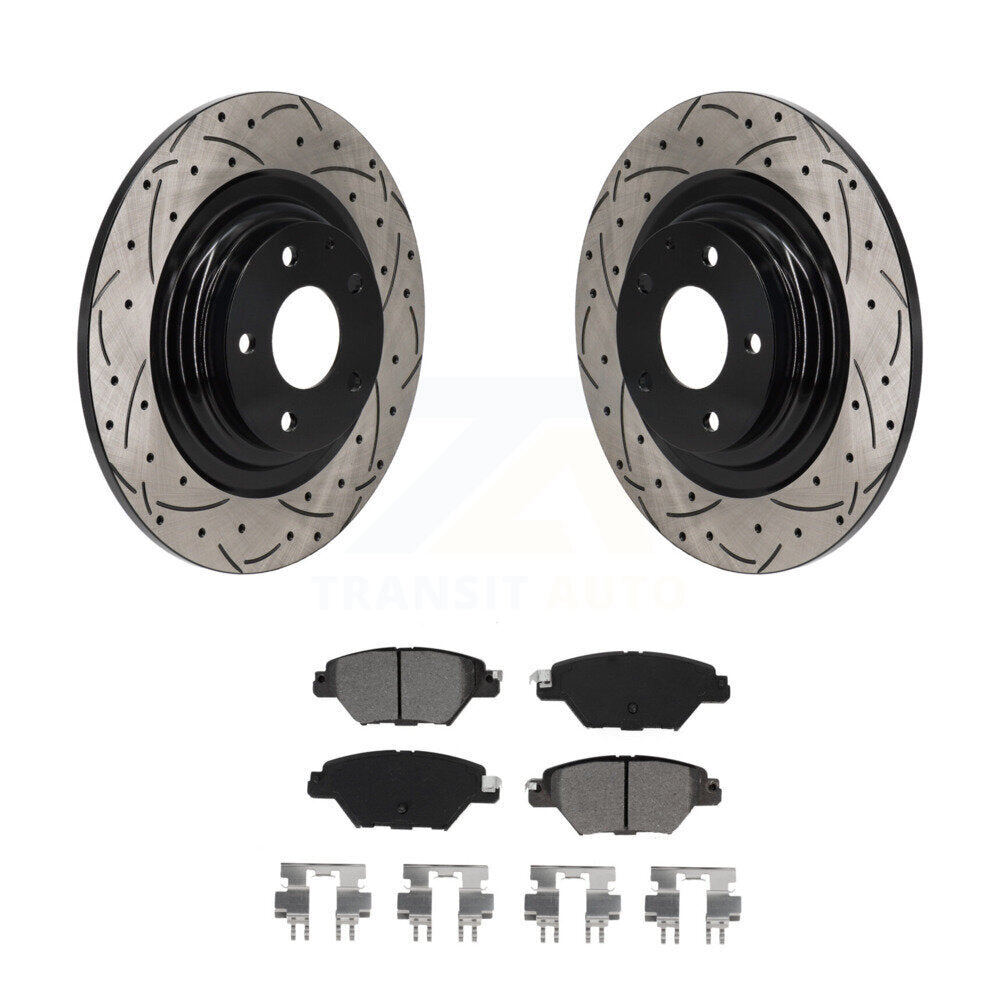 Disc Rotors and Semi-Metallic Brake Pads Kit-KDS-101165 - Kit.bestparts.ca