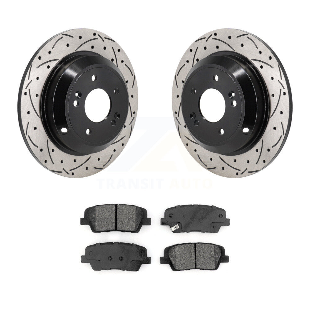 Disc Rotors and Semi-Metallic Brake Pads Kit-KDS-101167 - Kit.bestparts.ca