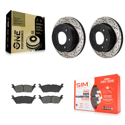 Disc Rotors and Semi-Metallic Brake Pads Kit-KDS-101178