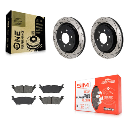 Disc Rotors and Semi-Metallic Brake Pads Kit-KDS-101179