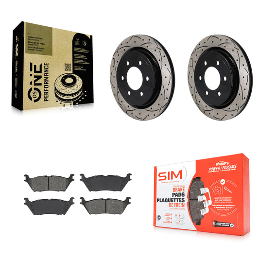 Disc Rotors and Semi-Metallic Brake Pads Kit-KDS-101186