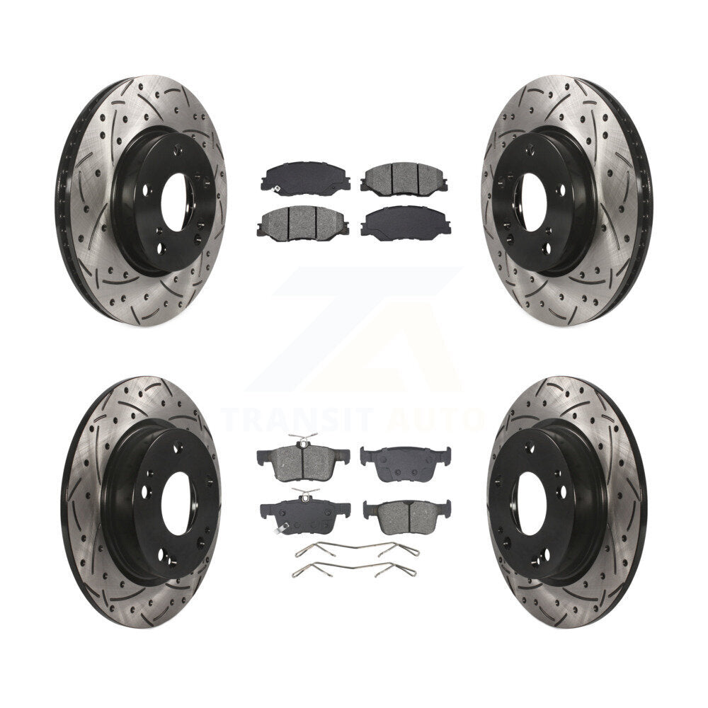 Disc Rotors and Semi-Metallic Brake Pads Kit-KDS-101198 - Kit.bestparts.ca