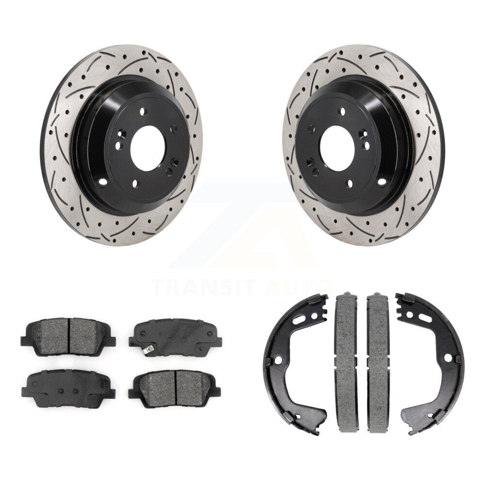 Disc Rotors and Semi-Metallic Brake Pads Kit-KDS-101227 - Kit.bestparts.ca