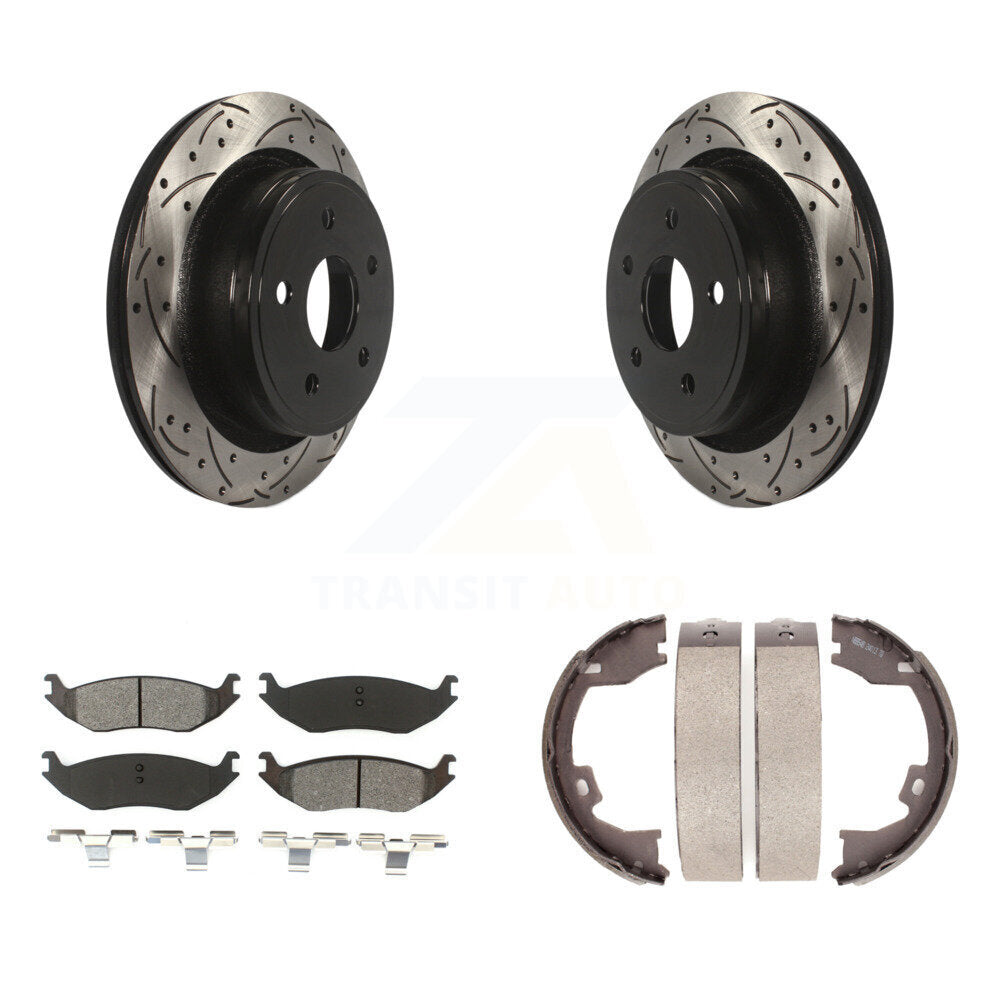 Coated Disc Rotors and Semi-Metallic Brake Pads Kit-KDS-101289 - Kit.bestparts.ca Kit.bestparts.ca
