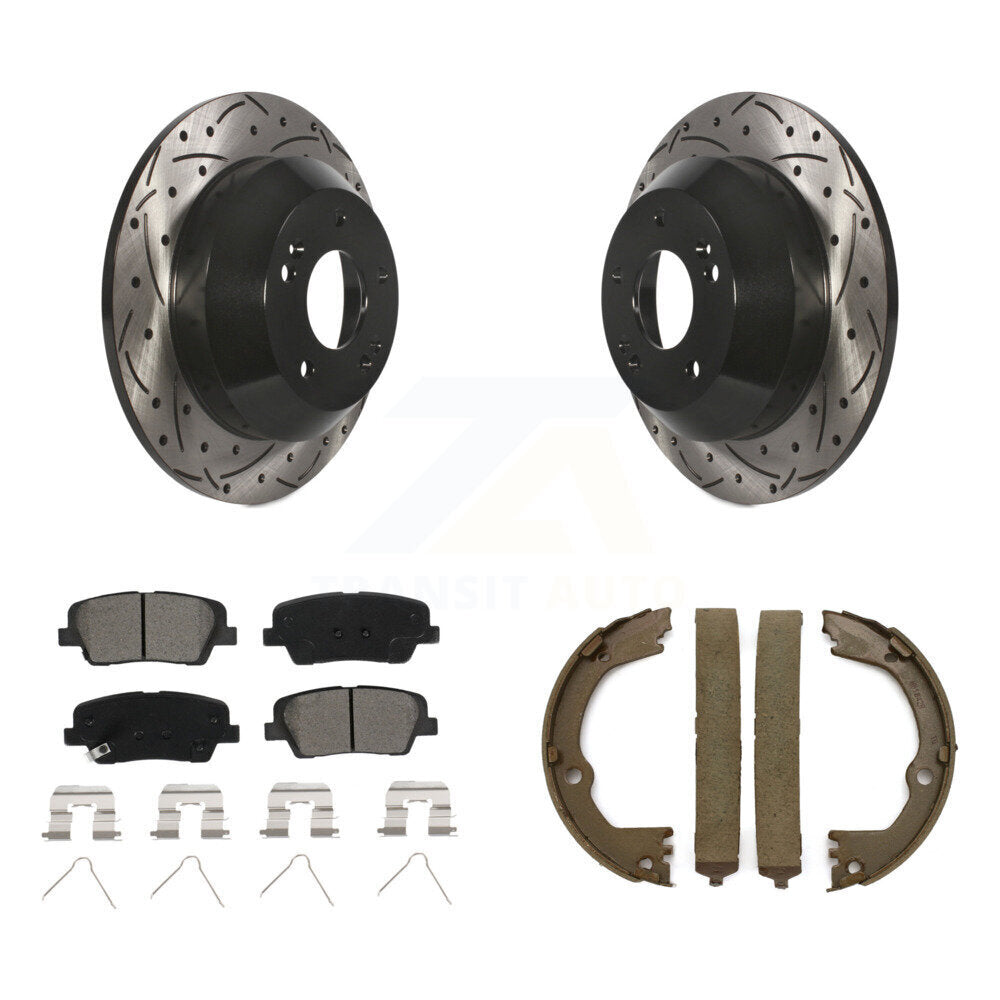 Coated Disc Rotors and Semi-Metallic Brake Pads Kit-KDS-101323 - Kit.bestparts.ca