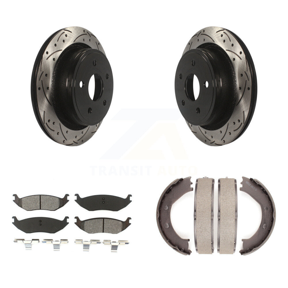 Coated Disc Rotors and Semi-Metallic Brake Pads Kit-KDS-101359 - Kit.bestparts.ca Kit.bestparts.ca