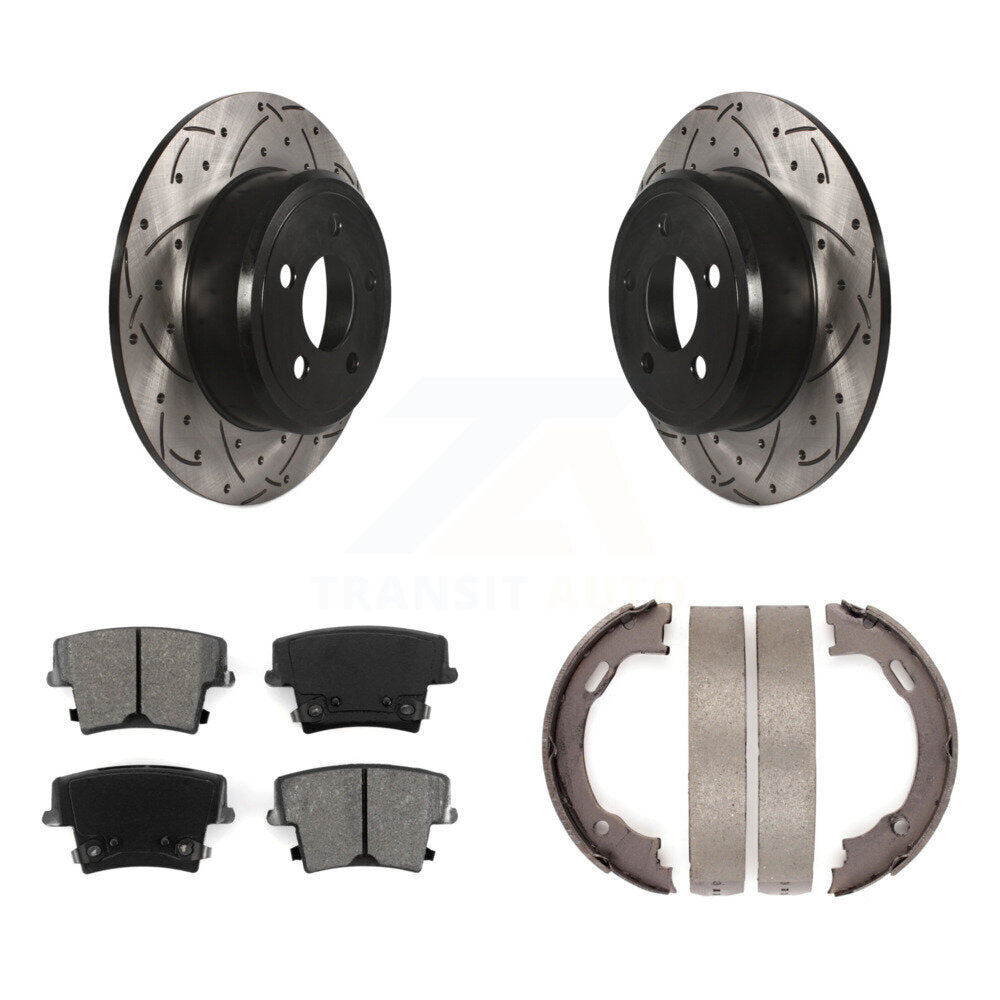 Coated Disc Rotors and Semi-Metallic Brake Pads Kit-KDS-101363 - Kit.bestparts.ca