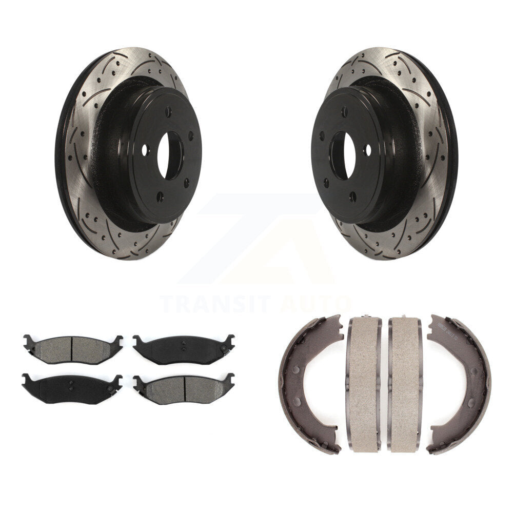 Coated Disc Rotors and Semi-Metallic Brake Pads Kit-KDS-101371 - Kit.bestparts.ca Kit.bestparts.ca