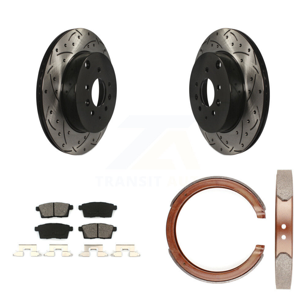 Coated Disc Rotors and Semi-Metallic Brake Pads Kit-KDS-101372 - Kit.bestparts.ca Kit.bestparts.ca