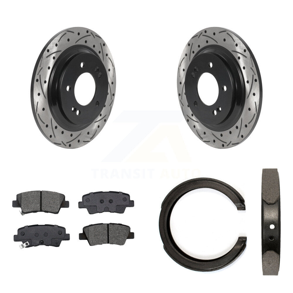 Coated Disc Rotors and Semi-Metallic Brake Pads Kit-KDS-101376 - Kit.bestparts.ca Kit.bestparts.ca