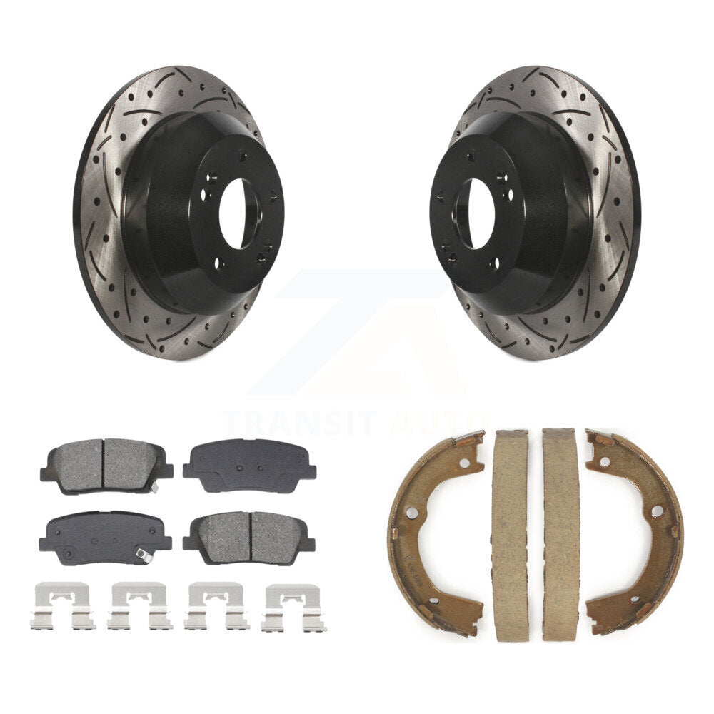 Coated Disc Rotors and Semi-Metallic Brake Pads Kit-KDS-101381 - Kit.bestparts.ca Kit.bestparts.ca