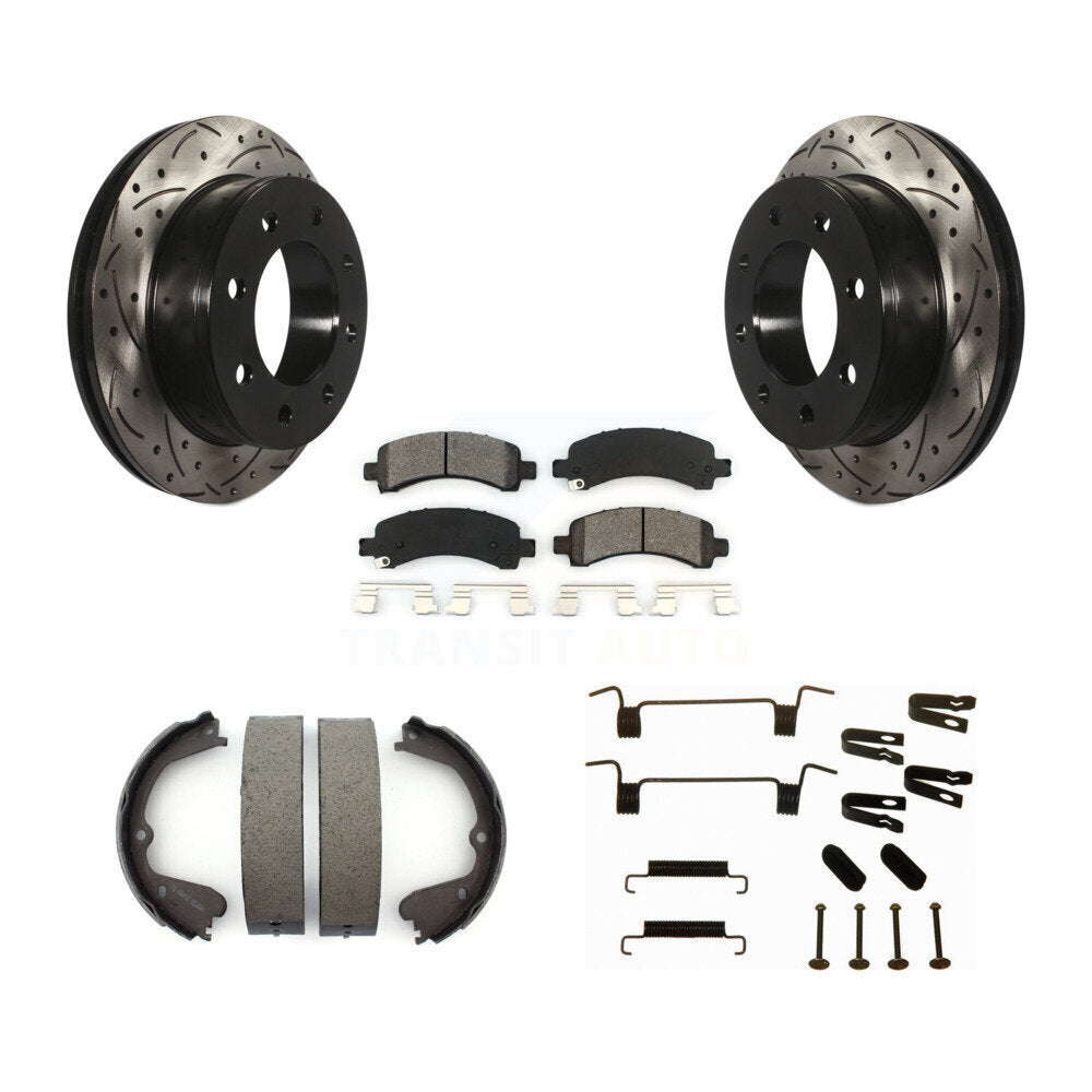 Coated Disc Rotors and Semi-Metallic Brake Pads Kit-KDS-101393 - Kit.bestparts.ca Kit.bestparts.ca