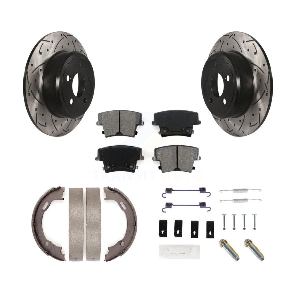 Coated Disc Rotors and Semi-Metallic Brake Pads Kit-KDS-101456 - Kit.bestparts.ca