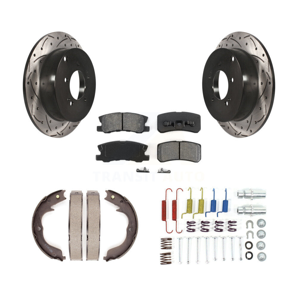 Coated Disc Rotors and Semi-Metallic Brake Pads Kit-KDS-101490 - Kit.bestparts.ca