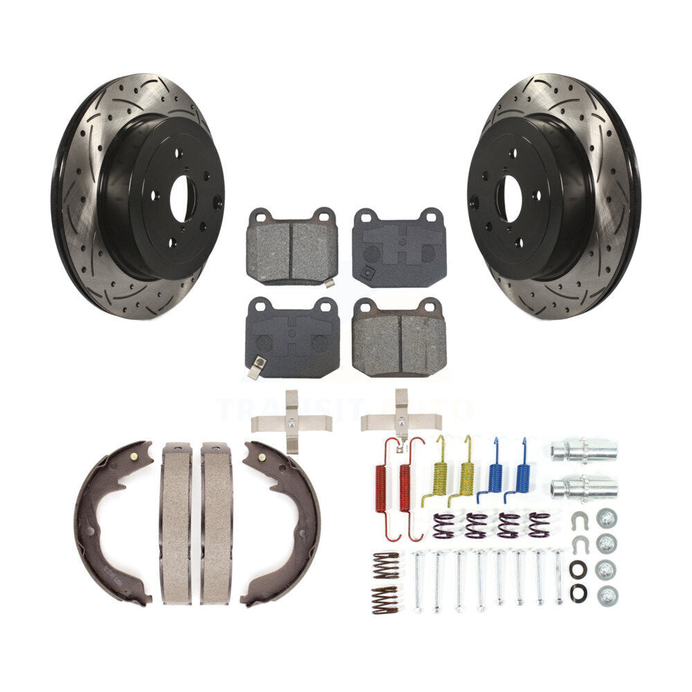 Coated Disc Rotors and Semi-Metallic Brake Pads Kit-KDS-101492 - Kit.bestparts.ca